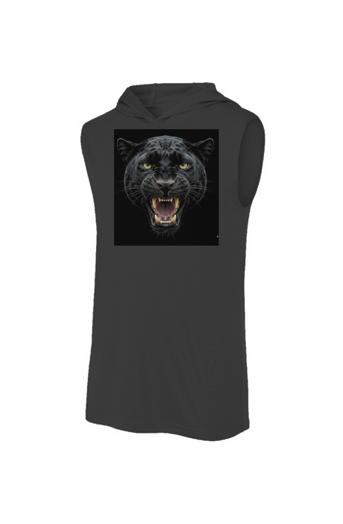 Black Panther Sleeveless Hoodie